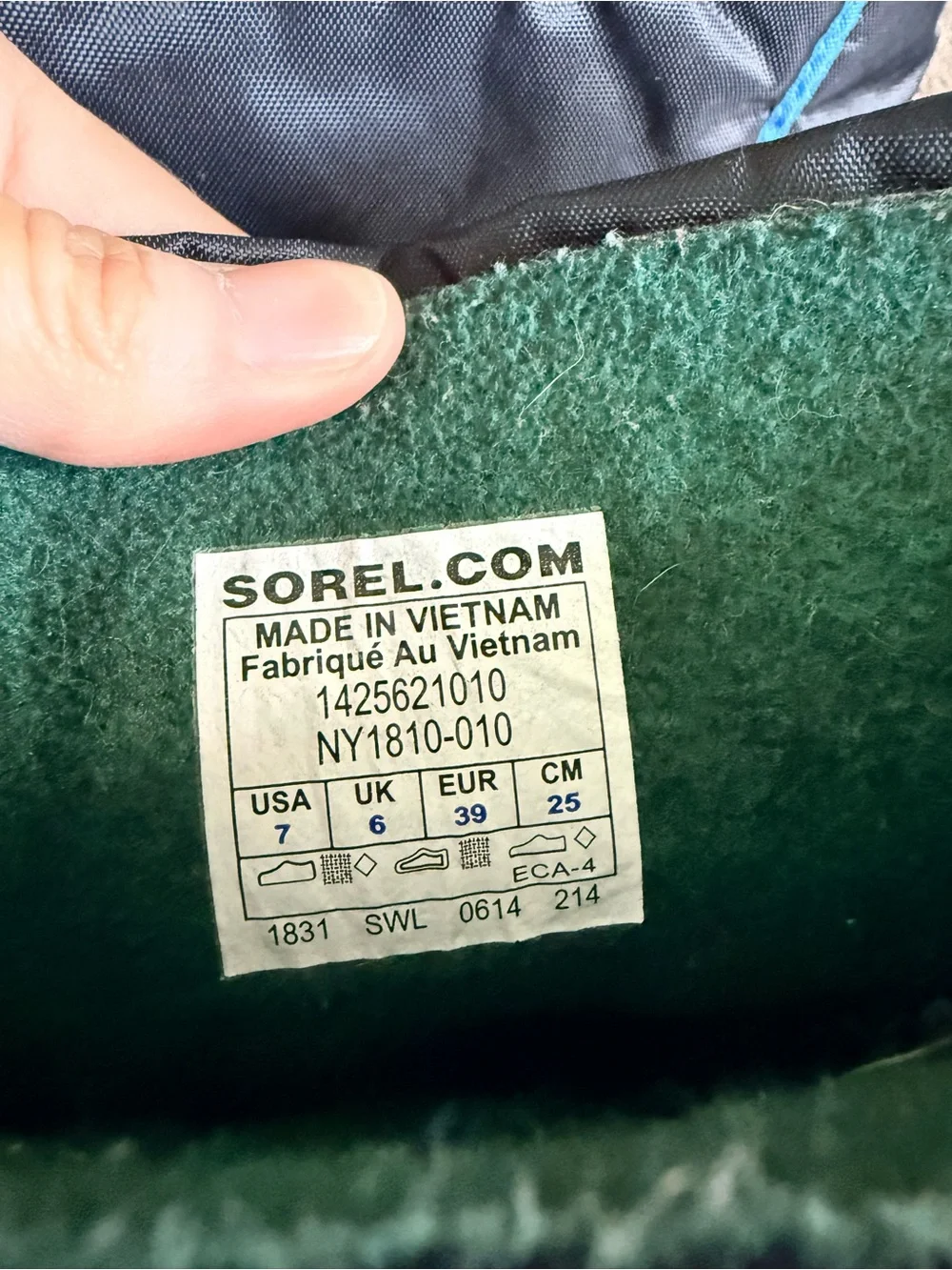 Sorel Kids Black and Blue Insulated Snow Boots